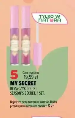 Drogerie Natura Błyszczyk do ust Season's Secret My oferta