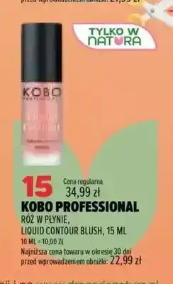 Drogerie Natura Róż w płynie Liquid Contour Blush Kobo Professional oferta