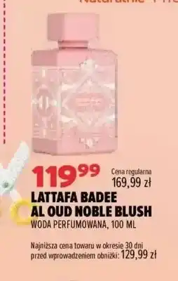 Drogerie Natura Woda perfumowana Lattafa Badee Al Oud Noble Blush oferta
