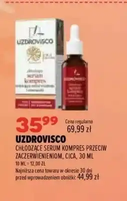 Drogerie Natura Chłodzące serum kompres przeciw zaczerwienieniom Cica Uzdrovisco oferta