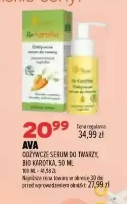 Drogerie Natura Odżywcze serum do twarzy Bio Karotka Ava oferta