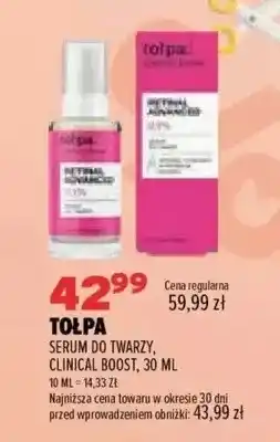 Drogerie Natura Serum do twarzy Clinical Boost Tołpa oferta