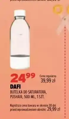 Drogerie Natura Butelka do saturatora PushAir 500 ml Dafi oferta