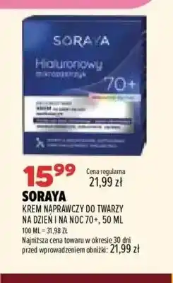 Drogerie Natura Krem naprawczy do twarzy na dzień i na noc 70+ Soraya oferta