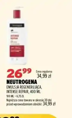 Drogerie Natura Emulsja regenerująca Intense Repair Neutrogena oferta