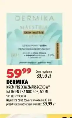 Drogerie Natura Krem przeciwzmarszczkowy na dzień i na noc 60+ Dermika oferta