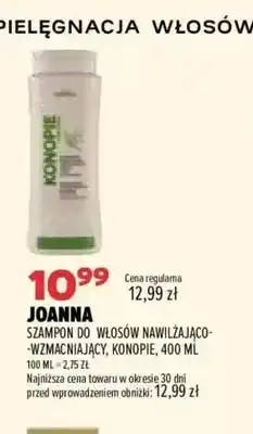 Drogerie Natura Szampon do włosów nawilżająco-wzmacniający konopie Joanna oferta