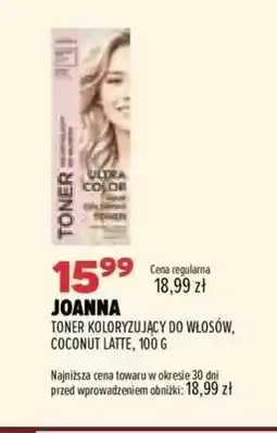 Drogerie Natura Toner koloryzujący do włosów Joanna Coconut Latte oferta