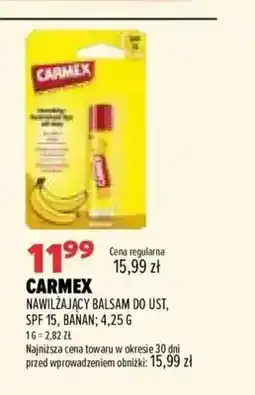 Drogerie Natura Nawilżający balsam do ust SPF 15 banan Carmex oferta