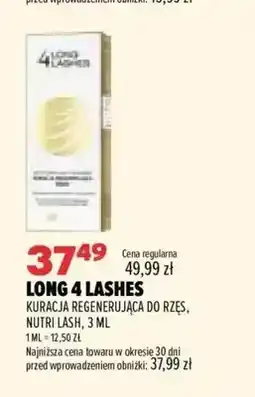 Drogerie Natura Kuracja regenerująca do rzęs Nutri Lash Long 4 Lashes oferta