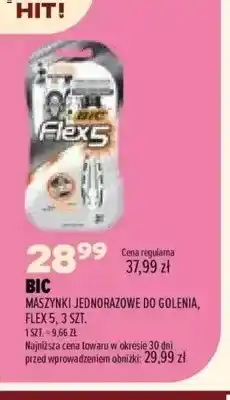 Drogerie Natura Maszynki jednorazowe do golenia Flex 5 Bic oferta