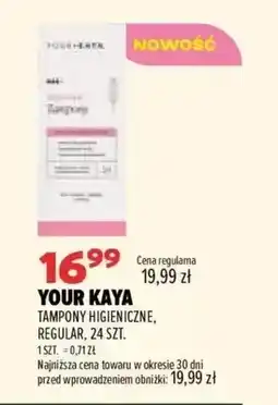 Drogerie Natura Tampony higieniczne Regular Your Kaya oferta