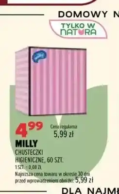 Drogerie Natura Chusteczki higieniczne Milly oferta