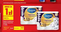 Biedronka Papier toaletowy Queen Supreme 9-pak oferta