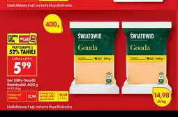 Biedronka Ser żółty gouda Światowid oferta