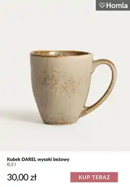 Homla Kubek Darel wysoki beżowy 0,3 l Homla oferta