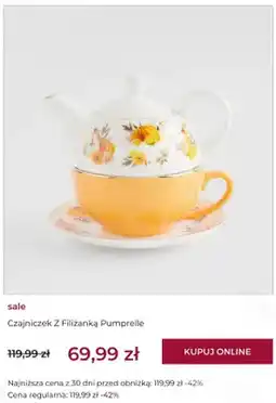 Home&You Czajniczek z filiżanką Pumprelle home & you oferta
