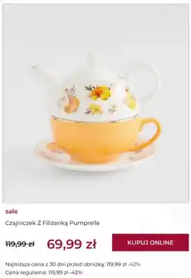 Home&You Czajniczek z filiżanką Pumprelle home & you oferta