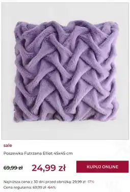 Home&You Poszewka futrzana Elliot 45x45 cm Home & You oferta