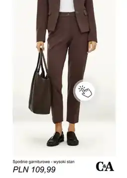 C&A Spodnie garniturowe wysoki stan C & A oferta