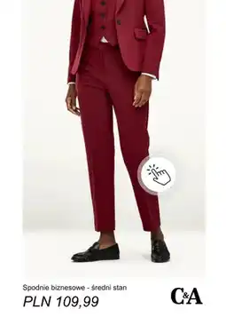 C&A Spodnie biznesowe - średni stan C & A oferta