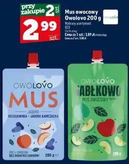 Topaz Mus owocowy Owolovo jabłko brzoskwinia jagoda kamczacka oferta