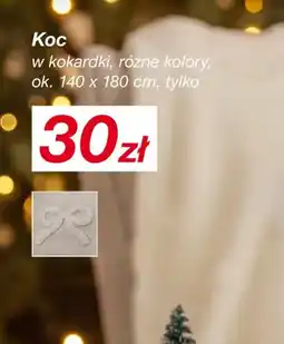 KiK Koc w kokardki 140x180 cm oferta