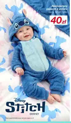 KiK Niemowlęcy pajacyk z polaru Disney Stitch oferta