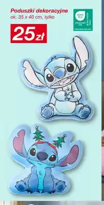 KiK Poduszki dekoracyjne 35x40 cm Disney Stitch oferta