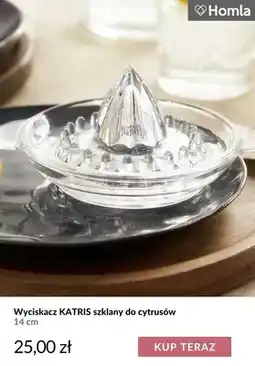 Homla Wyciskacz Katris szklany do cytrusów 14 cm Homla oferta