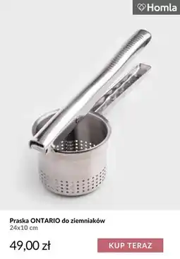 Homla Praska Ontario do ziemniaków 24x10 cm Homla oferta