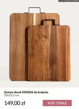 Homla Zestaw desek Mooka do krojenia 33x25,5 cm Homla oferta