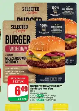 Dino Burger wołowy z sosem Selected For You oferta