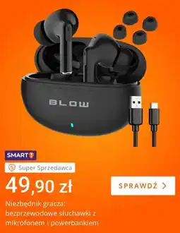 Allegro Bezprzewodowe słuchawki z mikrofonem i powerbankiem Blow oferta