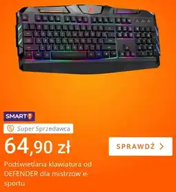 Allegro Podświetlana klawiatura od Defender dla mistrzów e-sportu oferta