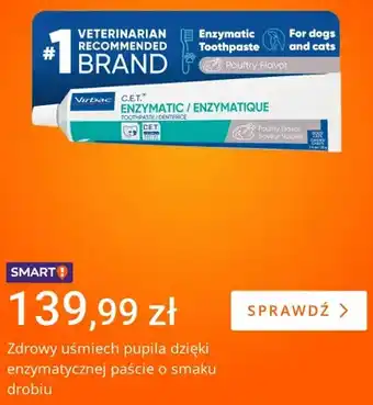 Pasta enzymatyczna do zębów o smaku drobiu C.E.T. Virbac