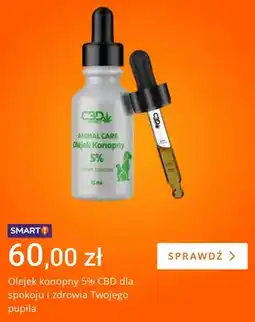 Allegro Olejek konopny 5% CBD smak łososia dla zwierząt CBD Effect oferta