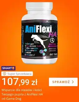 Allegro Wsparcie dla stawów i kości pupila AniFlexi HA Game Dog oferta