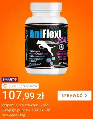 Wsparcie dla stawów i kości pupila AniFlexi HA Game Dog