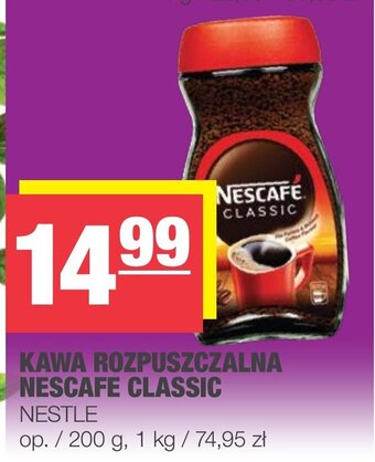Spar Kawa rozpuszczalna Nescafé Classic 200g oferta