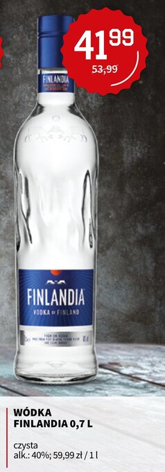Duży Ben Wódka Finlandia 0,7l oferta