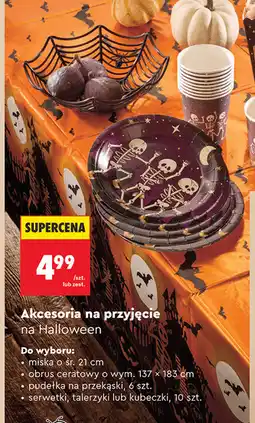 Biedronka Akcesoria na przyjęcie na Halloween oferta