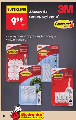 Biedronka Akcesoria samoprzylepne Command oferta