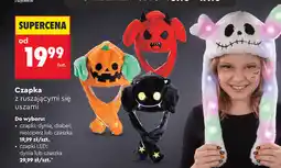 Biedronka Czapka z ruszającymi się uszami oferta