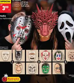 Biedronka Maska na Halloween oferta