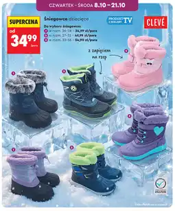 Biedronka Cleve Śniegowce dziecięce oferta