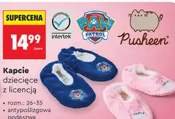 Biedronka Kapcie dziecięce z licencją oferta