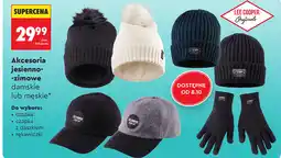Biedronka Akcesoria jesienno-zimowe damskie lub męskie Lee Cooper Originals oferta