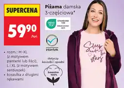 Biedronka Piżama damska 3-częściowa oferta