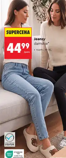 Biedronka Jeansy damskie oferta